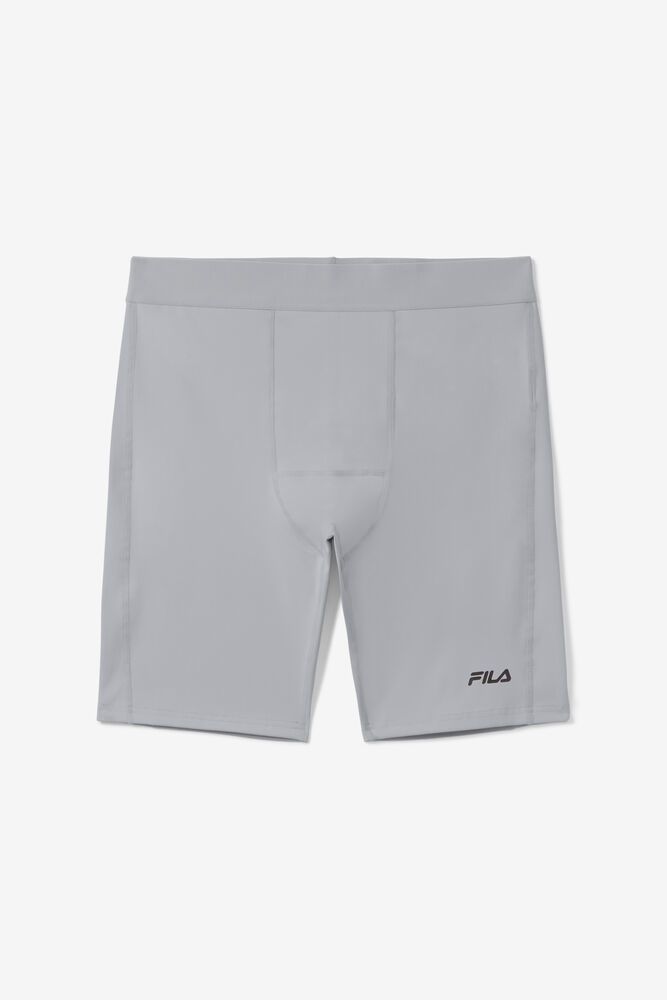 Fila Shorts Mens Grey Marathon Compression - Ireland 46819-ISUT